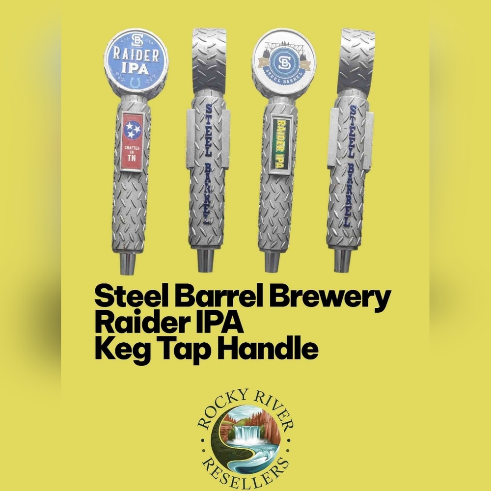 Raider IPA | Keg Tap Handle | Steel Barrel Brewery In Murfreesboro, TN | RRR Bar